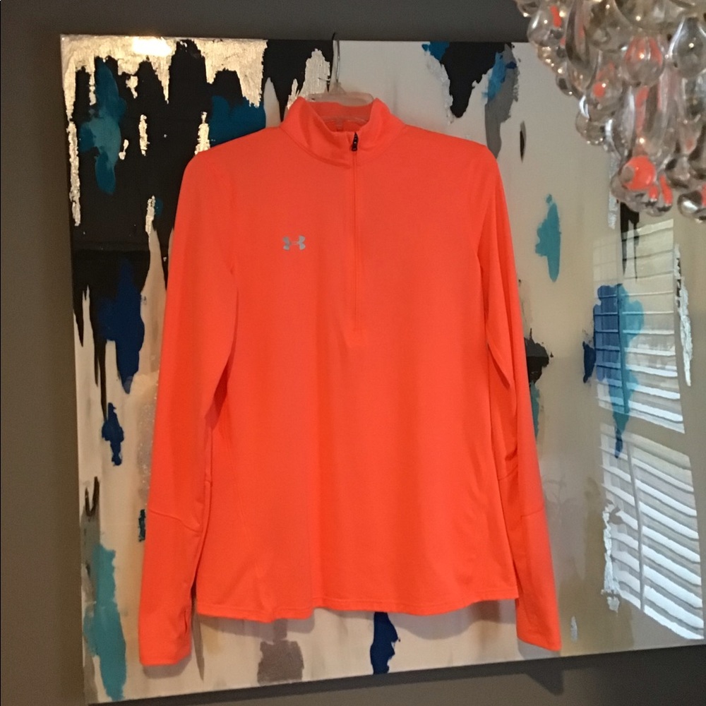 Under Armour Ladies Heatgear Long Sleeve 1/2 Zip
